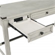 Scranton & Co Sit-to-Stand L-Desk in Champagne Oak Engineered Wood