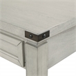 Scranton & Co Sit-to-Stand L-Desk in Champagne Oak Engineered Wood
