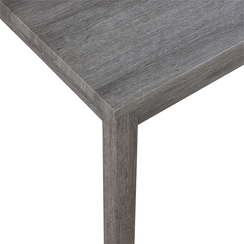 Scranton & Co 5-Piece Counter Height Dining Set in Antique Gray Woodgrain