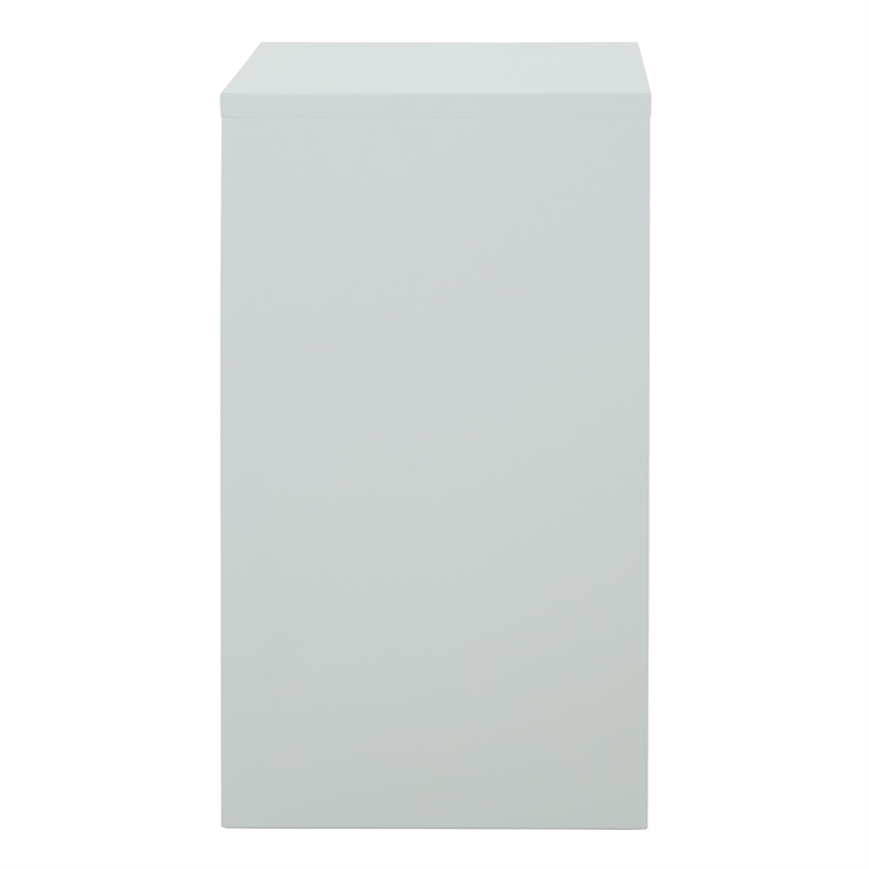 Scranton & Co 2-Drawer Locking Metal File Cabinet in Gray Assembled