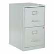 Scranton & Co 2-Drawer Locking Metal File Cabinet in Gray Assembled