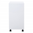 Scranton & Co 2-Drawer Mobile Locking Metal File Cabinet in White