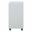 Scranton & Co 2-Drawer Mobile Locking Metal File Cabinet in Gray