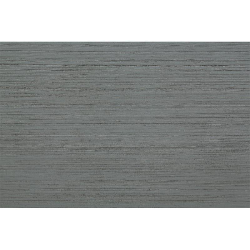 Scranton & Co 2-Shelf Engineered Wood Bookcase in Plantation Gray Finish