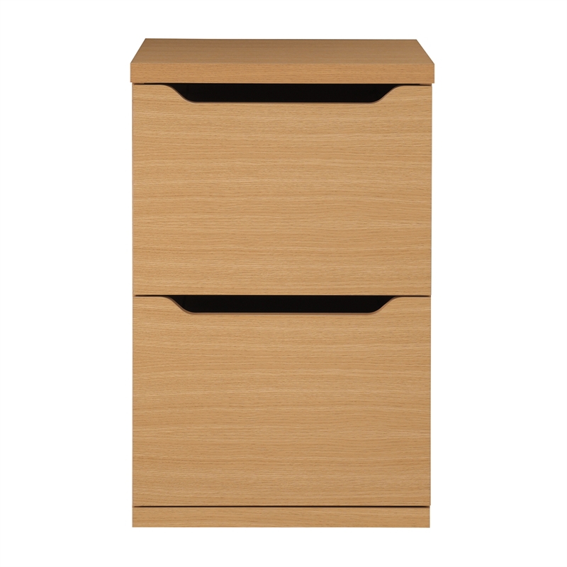 Scranton & Co 2-Drawer Vertical File Cabinet in Natural Scandinavian Finish