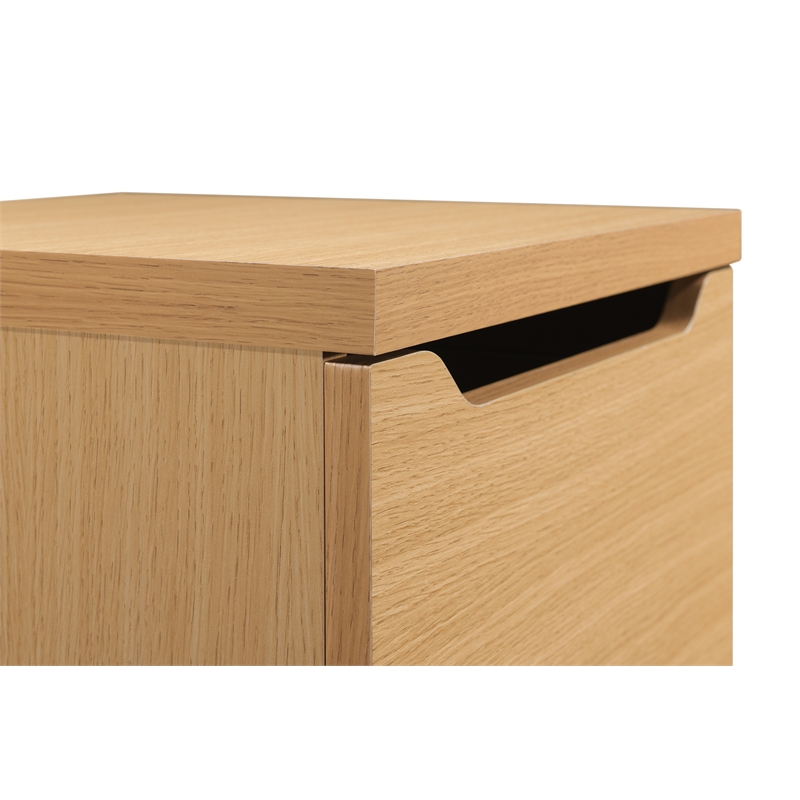 Scranton & Co 2-Drawer Vertical File Cabinet in Natural Scandinavian Finish