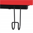 Scranton & Co L-Shape Gaming Desk in Black with RGB LEDs and Wireless Charger