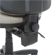 Scranton & Co Ergonomic High Back Office Chair in Gray Faux Leather