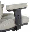 Scranton & Co Ergonomic High Back Office Chair in Gray Faux Leather