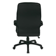 Scranton & Co Black Bonded Leather Executive High Back Office Chair