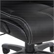 Scranton & Co High Back Executive Office Chair in Black Bonded Leather