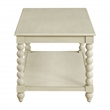 Scranton & Co Wood Coffee Table in Whitewash with Open Shelf Storage