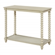 Scranton & Co Wood Foyer Table in Whitewash Finish with Open Shelf