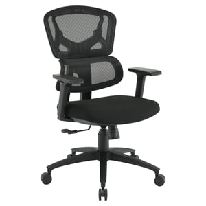 Scranton & Co Mesh Back Manager's Chair with Lumbar Support and Tilt Control