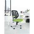Scranton & Co Green Mesh Screen Back Task Chair with Silver Arms and Base