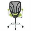 Scranton & Co Green Mesh Screen Back Task Chair with Silver Arms and Base