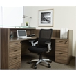 Scranton & Co Mesh Back Manager's Chair in Black Mesh Fabric Seat