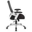 Scranton & Co Mesh Back Manager's Chair in Black Mesh Fabric Seat