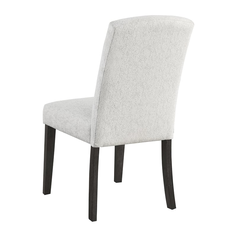 Scranton & Co High Back Dining Chair 2-Pack in Oyster Gray Fabric