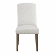 Scranton & Co High Back Dining Chair 2-Pack in Oyster Gray Fabric