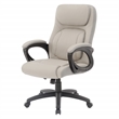 Scranton & Co Manager's Chair in Charcoal Gray Faux Leather with Mesh Accents