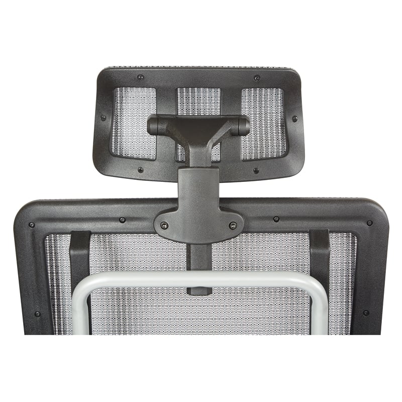 Scranton & Co Silver Mesh Headrest for 9966 Series Office Chair