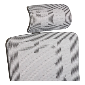 Scranton & Co Silver Mesh Headrest for 9966 Series Office Chair