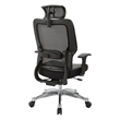 Scranton & Co Breathable Black Mesh Headrest for 818 Series Office Chairs