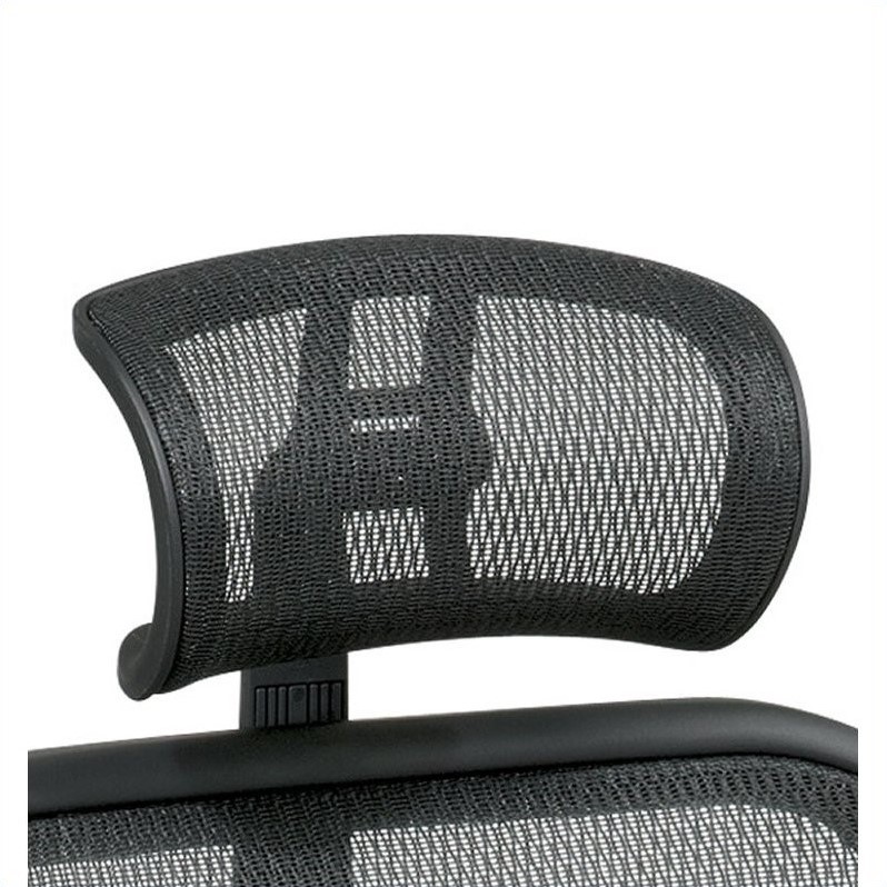 Scranton & Co Breathable Black Mesh Headrest for 818 Series Office Chairs