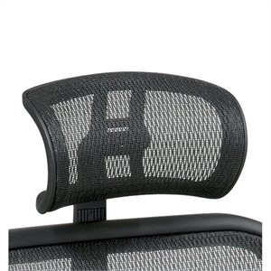 Scranton & Co Breathable Black Mesh Headrest for 818 Series Office Chairs