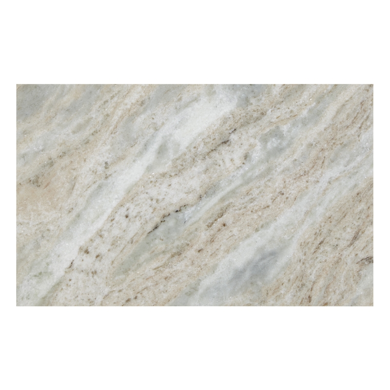 Scranton & Co Solid White Marble C-Table Set of 2 Gold Tone Metal Base