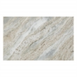 Scranton & Co Solid White Marble C-Table Set of 2 Gold Tone Metal Base
