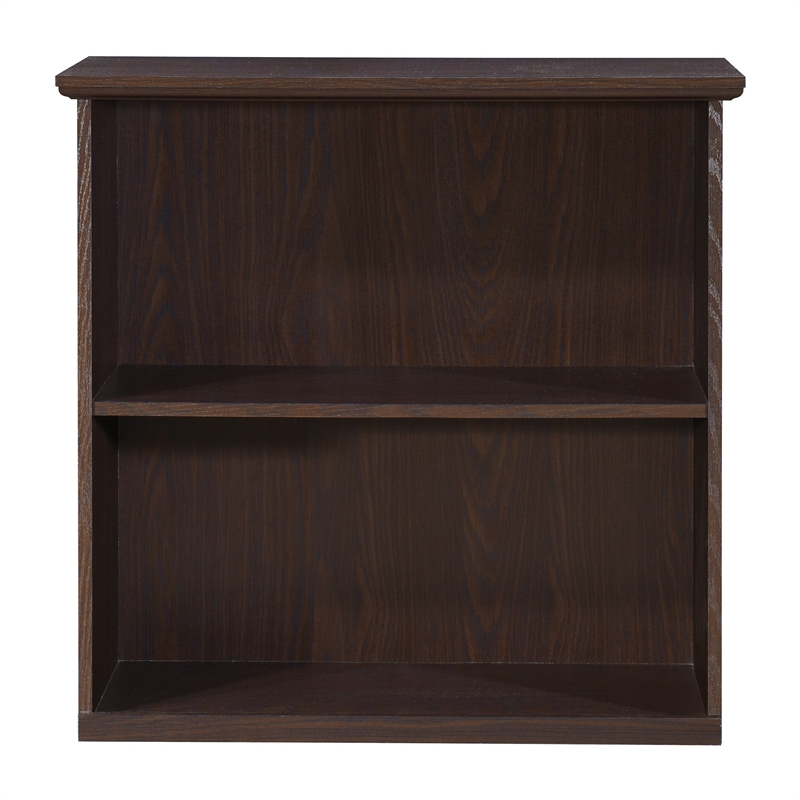 Scranton & Co 3-Shelf Bookcase with Lockdowel Assembly in Espresso Wood