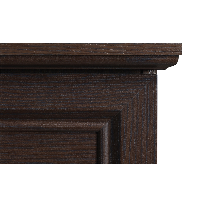 Scranton & Co 2-Drawer Lateral File Cabinet in Espresso Engineered Wood