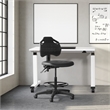 Scranton & Co Black Urethane Intermediate Drafting Chair with Footrest