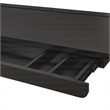 Scranton & Co Electric Height-Adjustable Gaming Desk in Gray Carbon Fiber