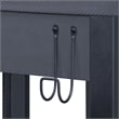 Scranton & Co L-Shape Gaming Desk in Black Steel with RGB LED Lighting