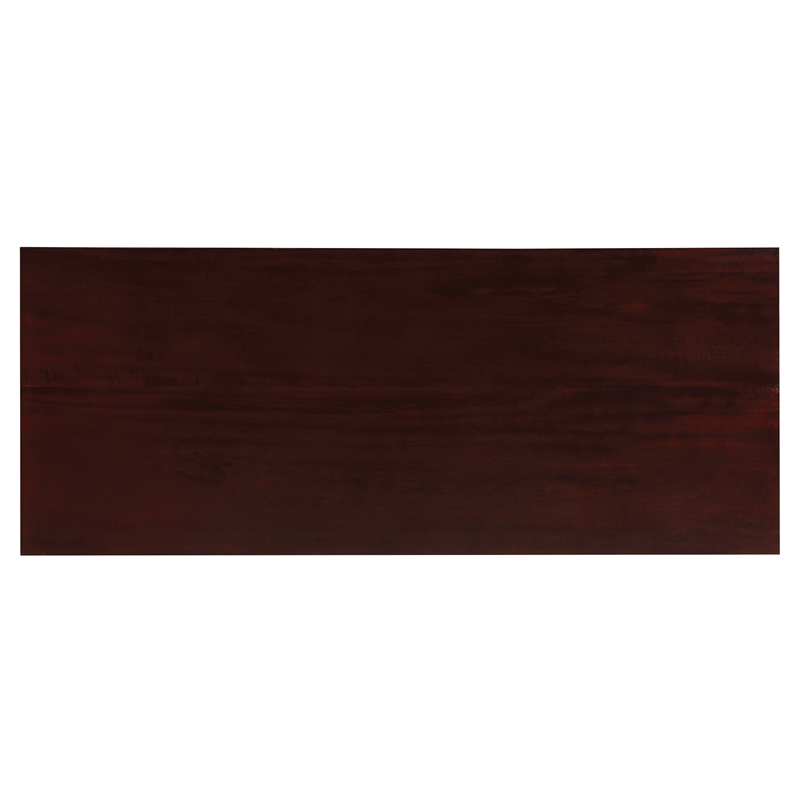 Scranton & Co 3-Shelf Console Table in Espresso Solid Wood Finish