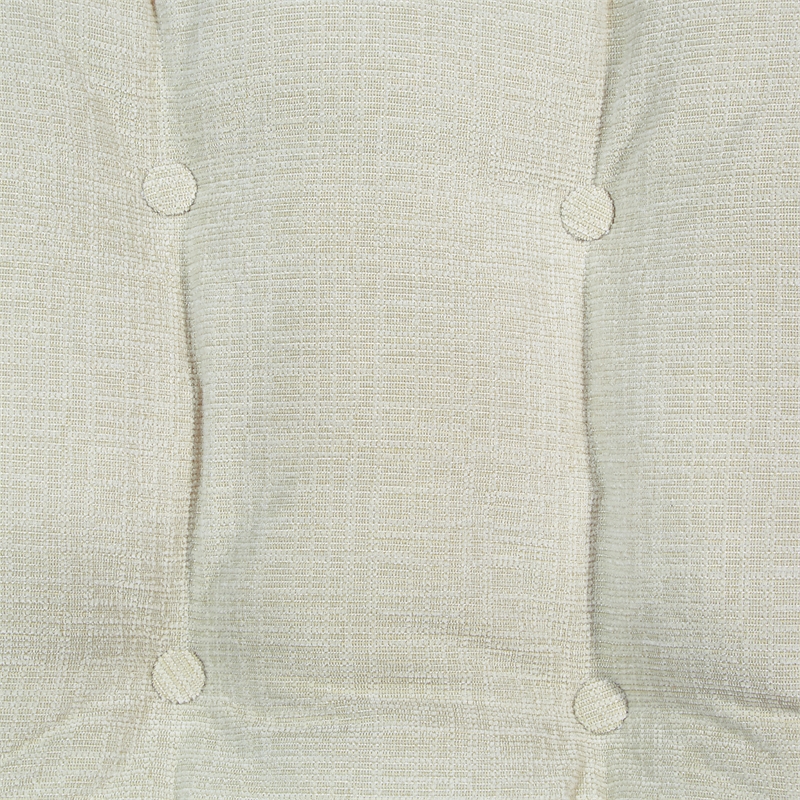 Scranton & Co Linen White Rattan Swivel Rocker Chair White Wash Frame
