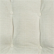 Scranton & Co Linen White Rattan Swivel Rocker Chair White Wash Frame