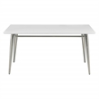 Scranton & Co Rectangle Coffee Table with Engineered Wood in White Top