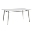 Scranton & Co Rectangle Coffee Table with Engineered Wood in White Top