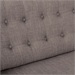 Scranton & Co Mid-Century Modern Sofa in Cement Gray Fabric Coffee Legs