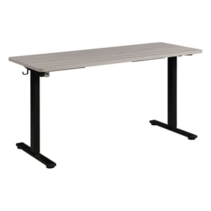 Scranton & Co 59&quot Electric Height Adjustable Sit-to-Stand Desk in Gray