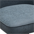 Scranton & Co Mid-Century Modern Swivel Dining Chair 2-Pack in Navy