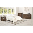 Scranton & Co 3-Piece Bedroom Set in Classic Walnut Wood Finish