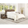 Scranton & Co 3-Piece Queen/Full Headboard and 2 Nightstands in Walnut