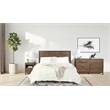 Scranton & Co 3-Piece Bedroom Set in Classic Walnut Wood Finish