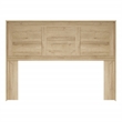 Scranton & Co Queen/Full 3-Panel Headboard in Canyon Oak Wood Finish