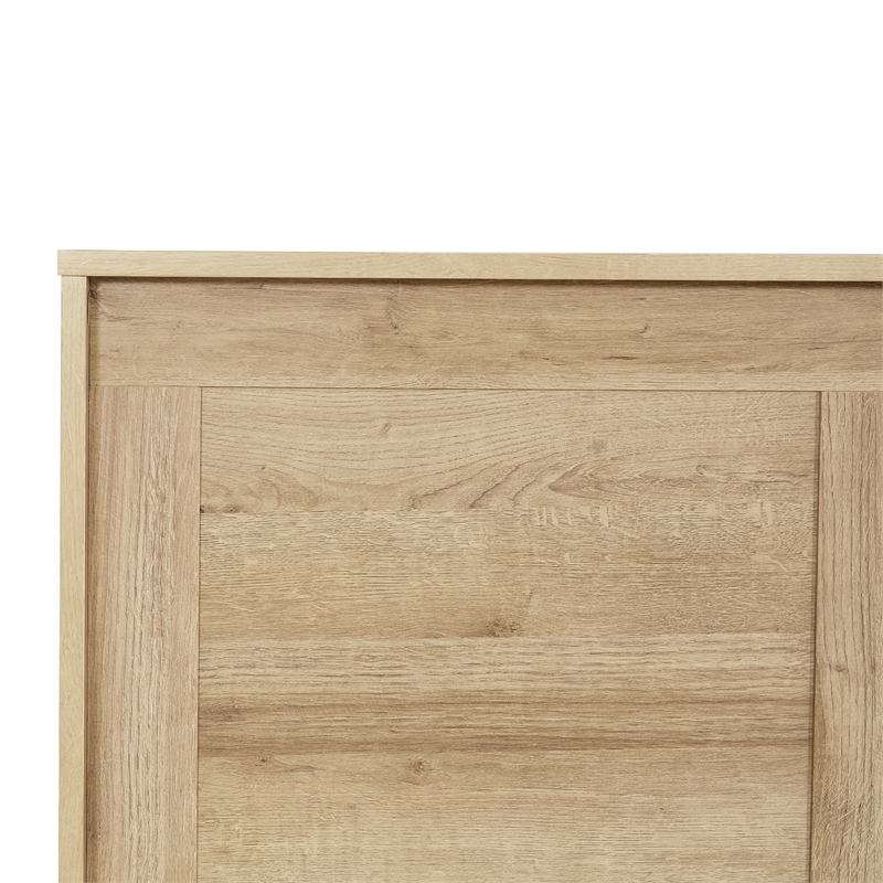 Scranton & Co Queen/Full 3-Panel Headboard in Canyon Oak Wood Finish